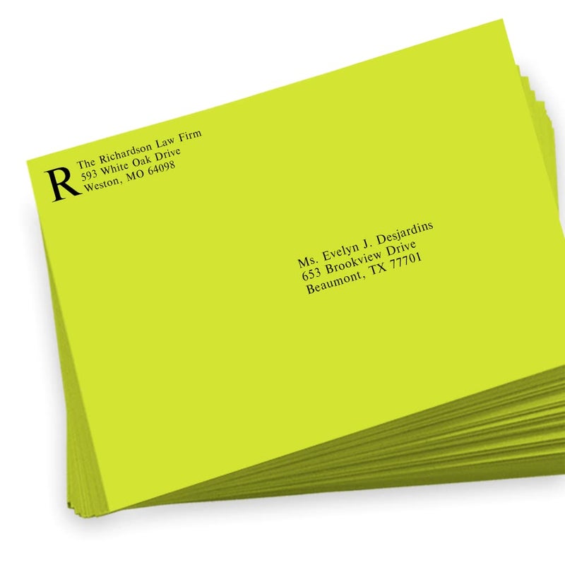 LUXPaper 9 x 12 Booklet Envelopes | Wasabi Green | 80lb. Text | 50 Qty - Image 5